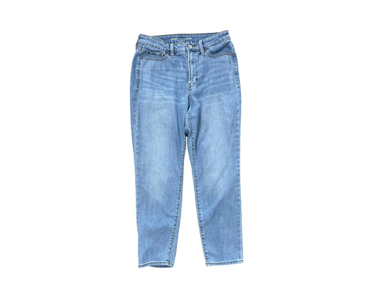 Jeans Straight By Old Navy In Blue Denim, Size:8
