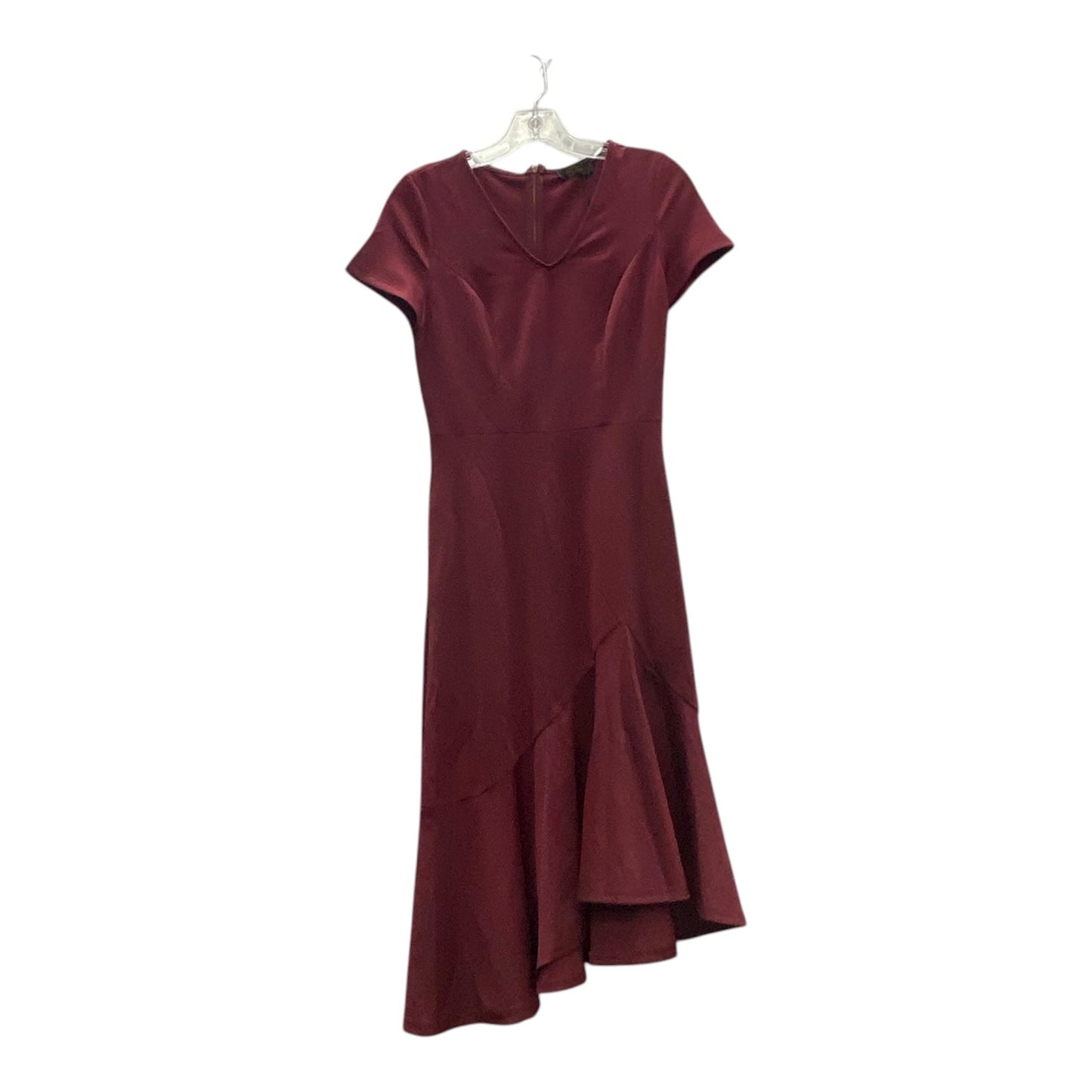 Dress Party Midi By Dressystar In Red, Size:S