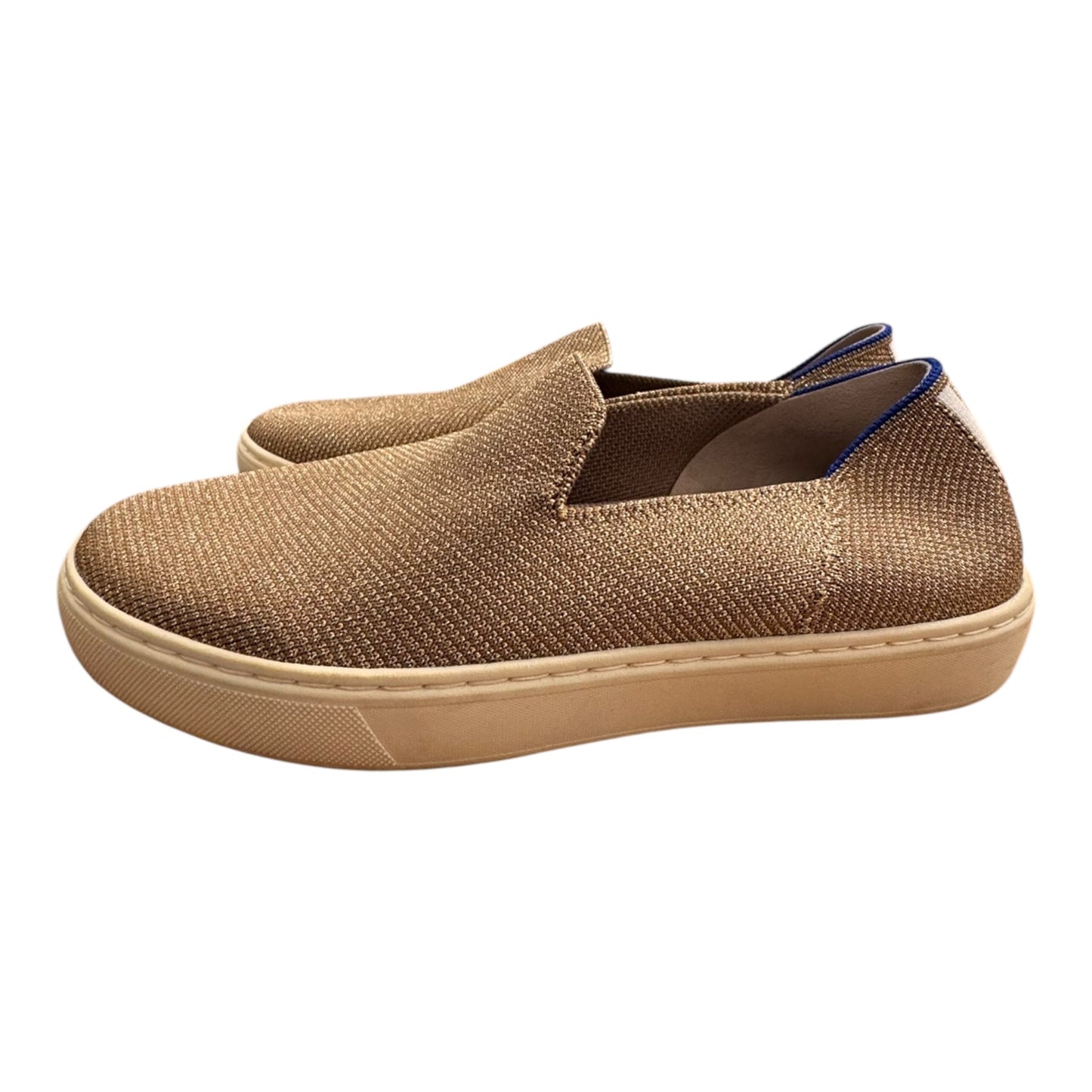 Shoes Designer By Rothys In Gold, Size:8.5