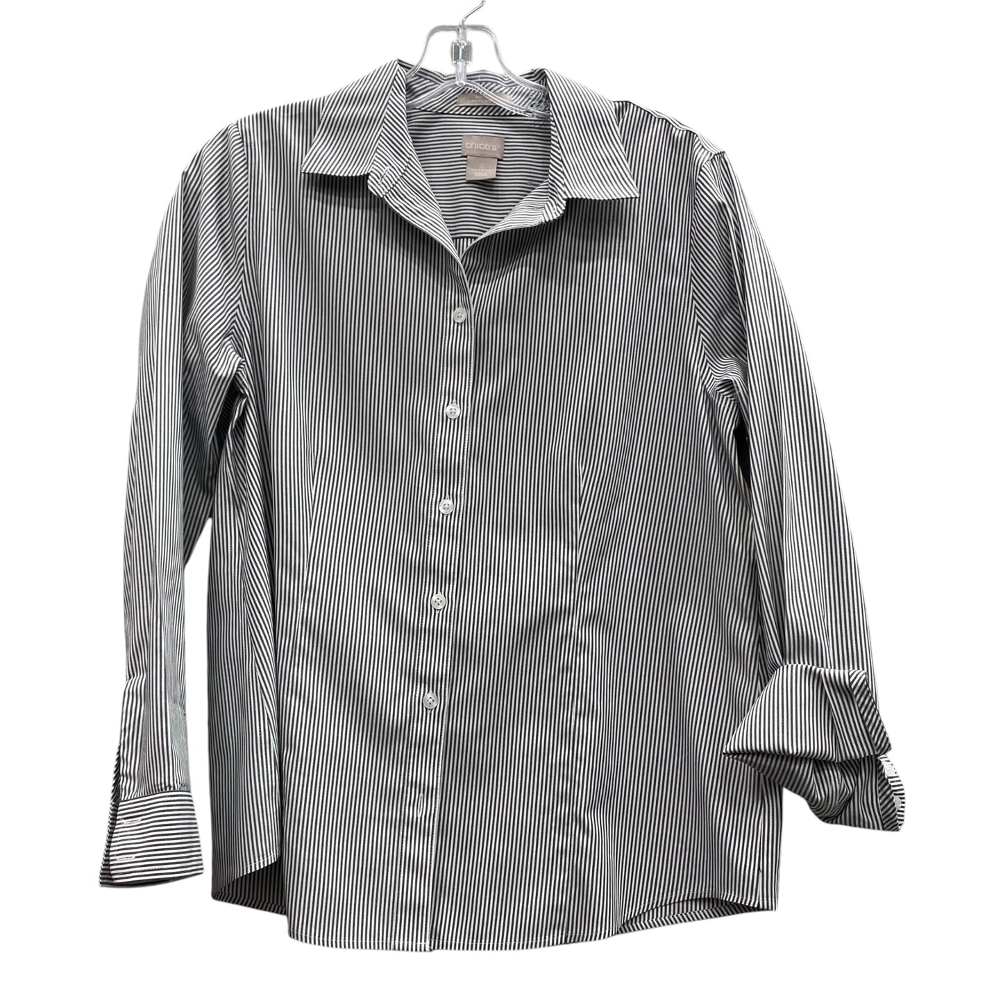 Top Ls By Chicos In Grey, Size:S