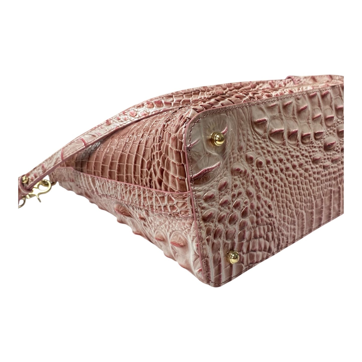 Handbag Designer By Brahmin In Pink, Size:Large