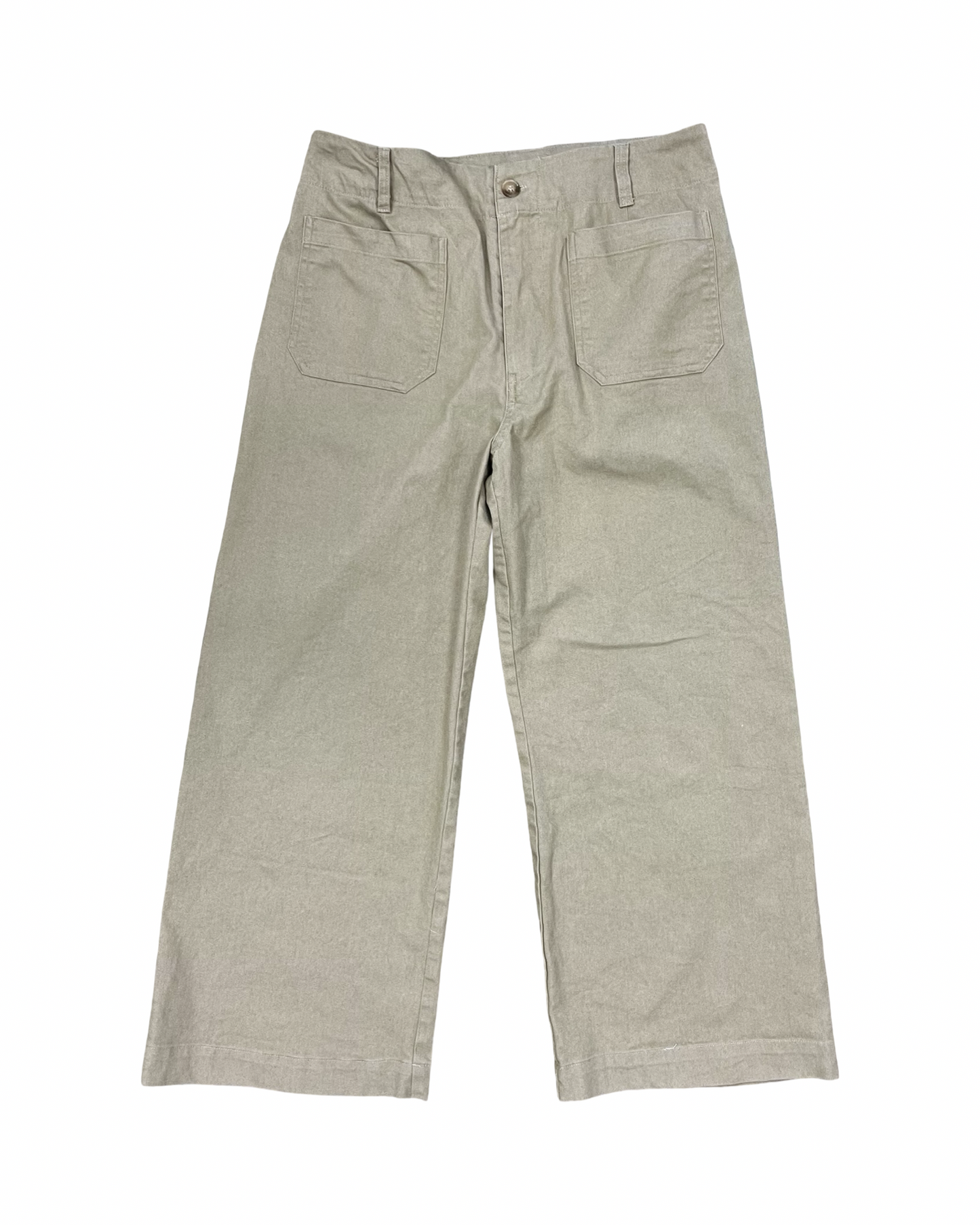 Pants Wide Leg By Gigio In Tan, Size:L