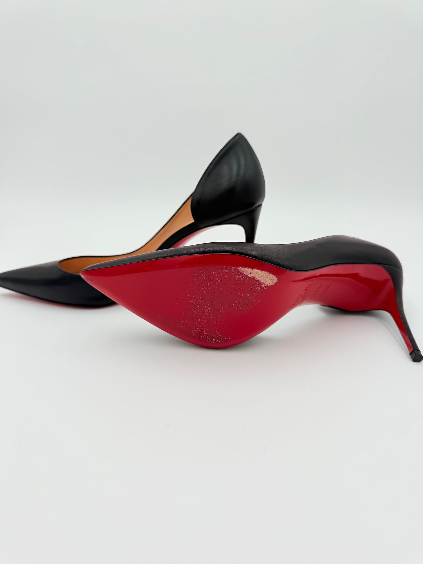 Shoes Luxury Designer By Christian Louboutin In Black, Size:9