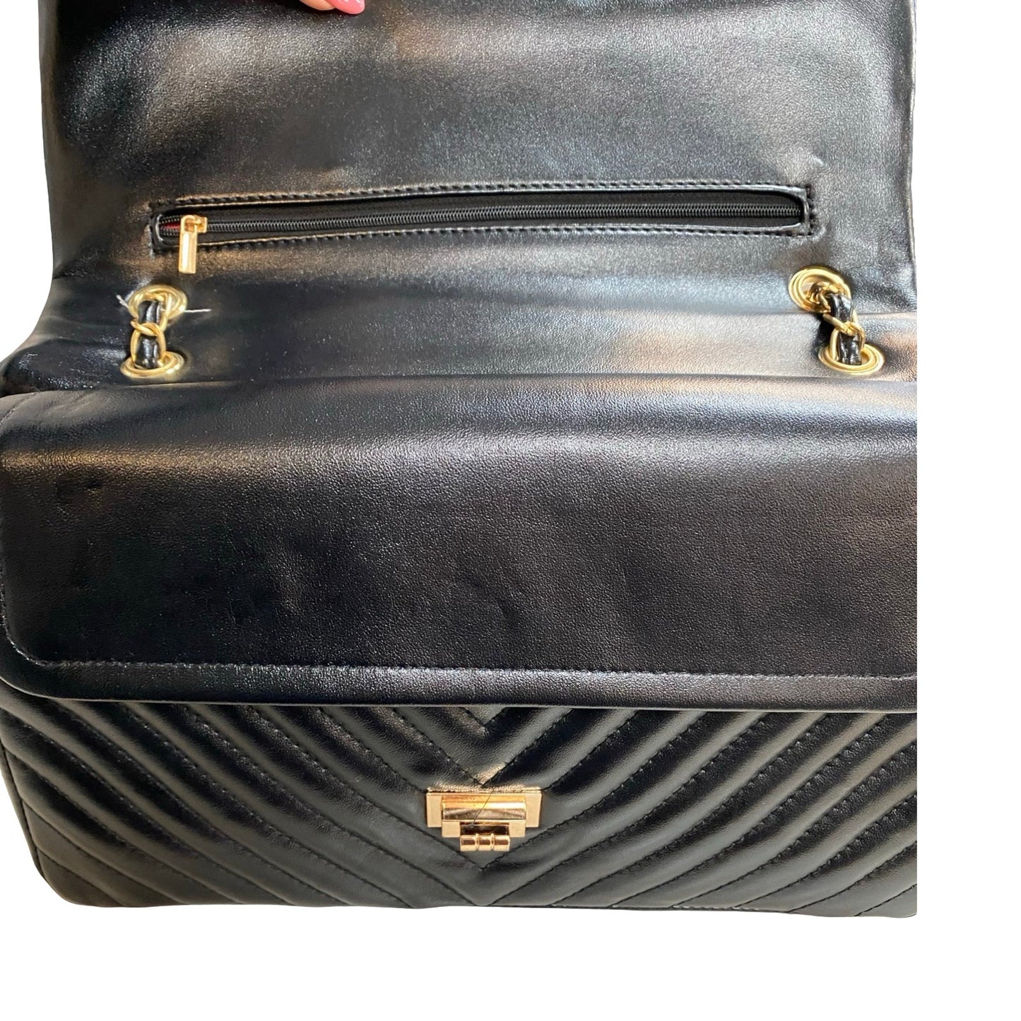 Handbag By Clothes Mentor In Black, Size:Medium