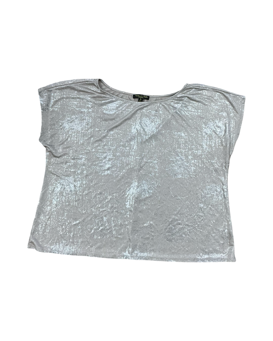 Top Ss By Clothes Mentor In Tan, Size:2X