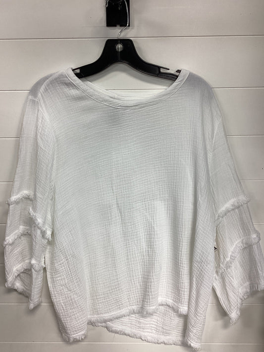Top Ss By Joie In White, Size:1X