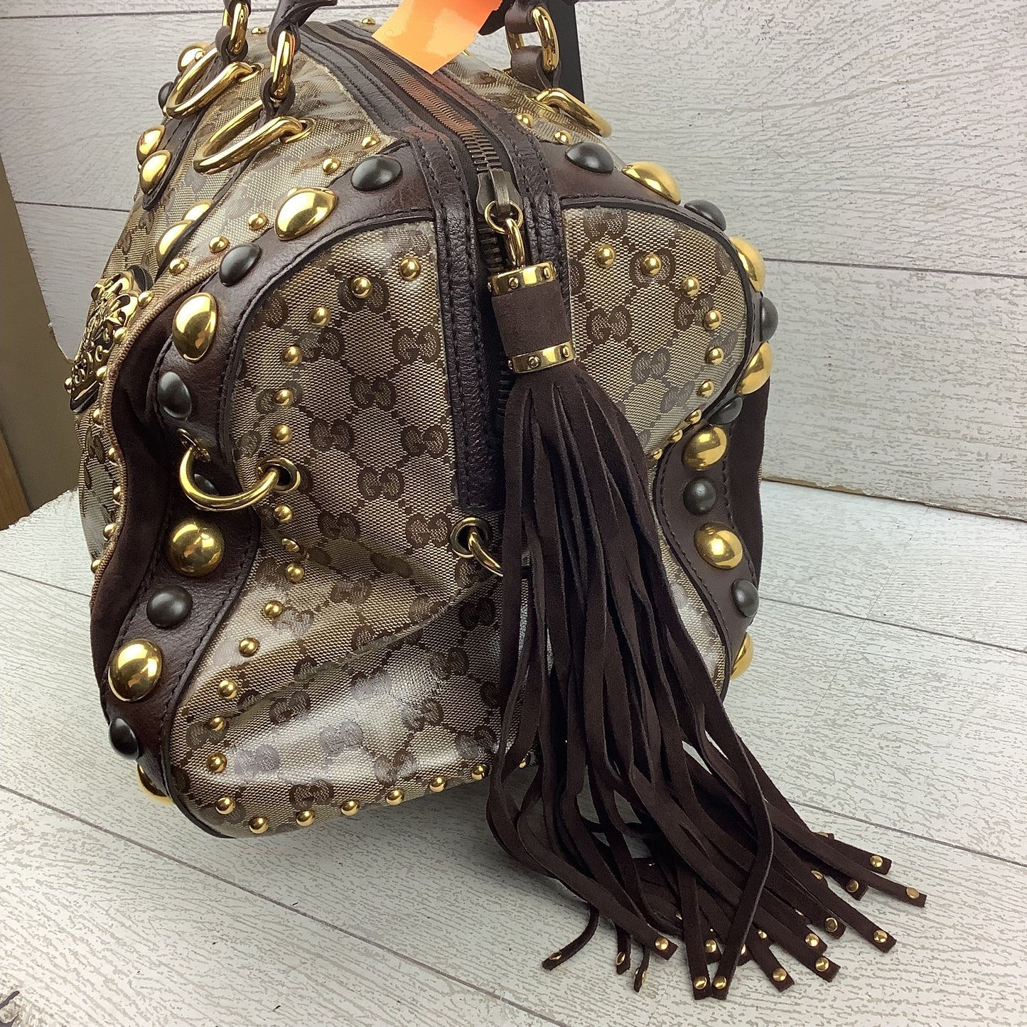 Handbag Luxury Designer By Gucci, Size: Large
