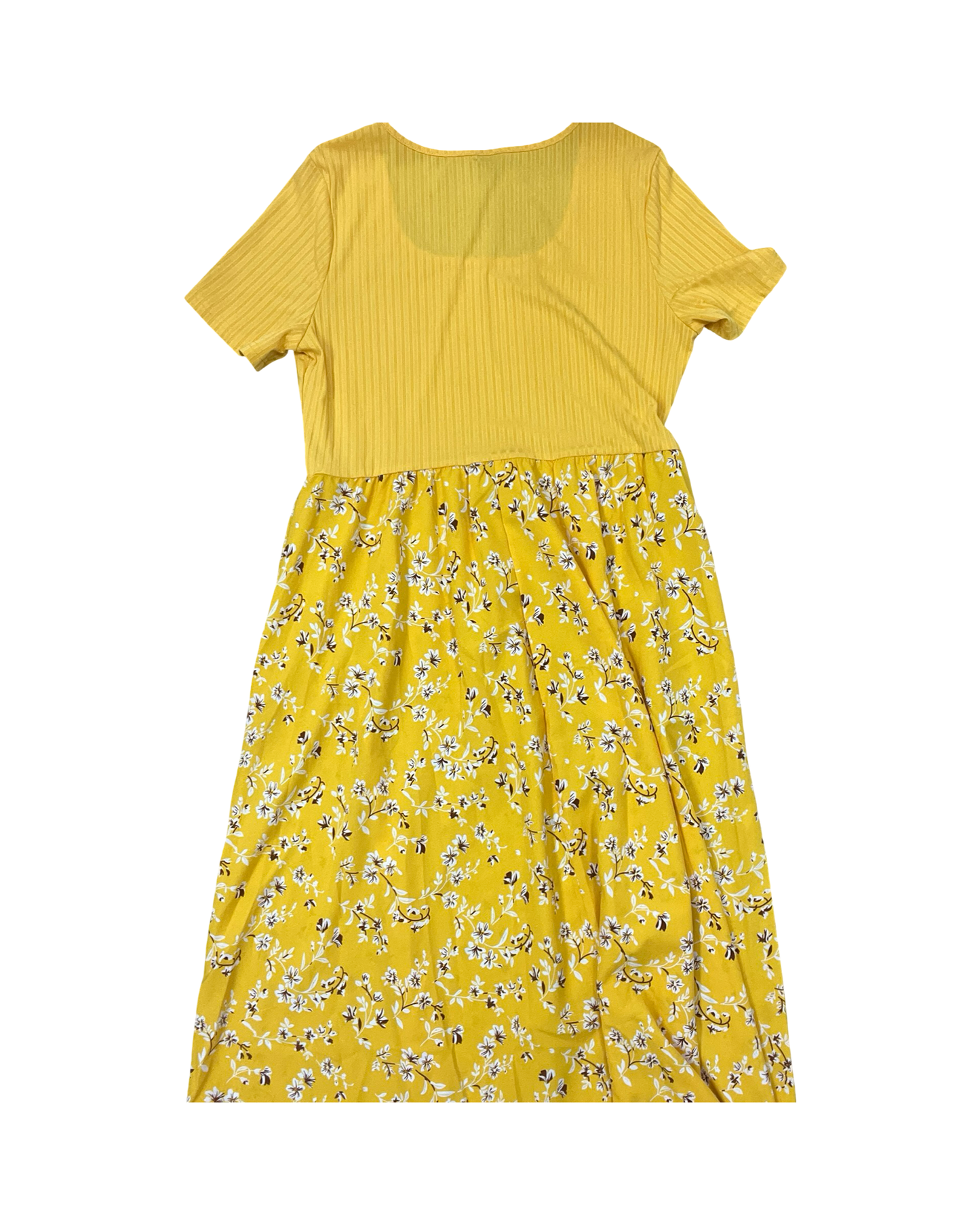 Dress Casual Maxi By Shein In Yellow, Size:1X