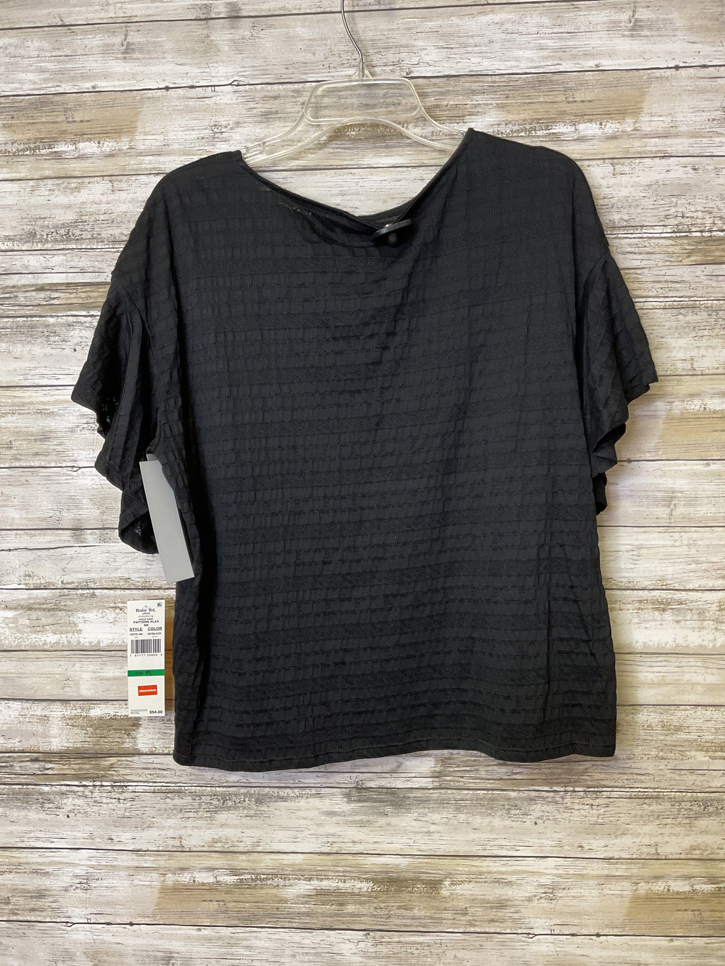 Top Ss Basic By Ruby Rd In Black, Size:L