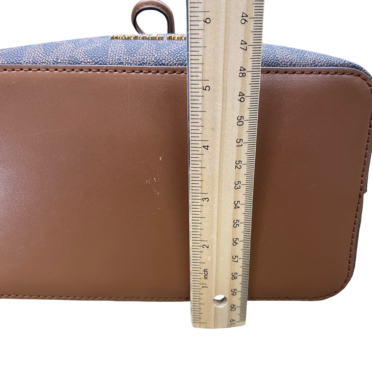 Handbag Designer By Michael Kors In Brown, Size:Small