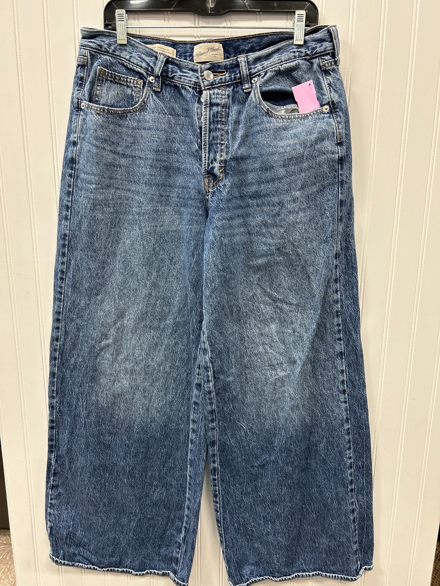 Jeans Wide Leg By Universal Thread In Blue Denim, Size:10