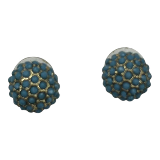 Earrings Stud By Clothes Mentor In Blue & Gold
