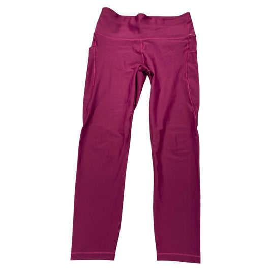 Athletic Leggings By Athleta In Purple, Size:M