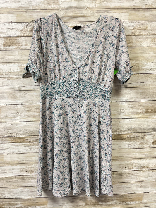Dress Casual Short By Topshop In Grey, Size:6