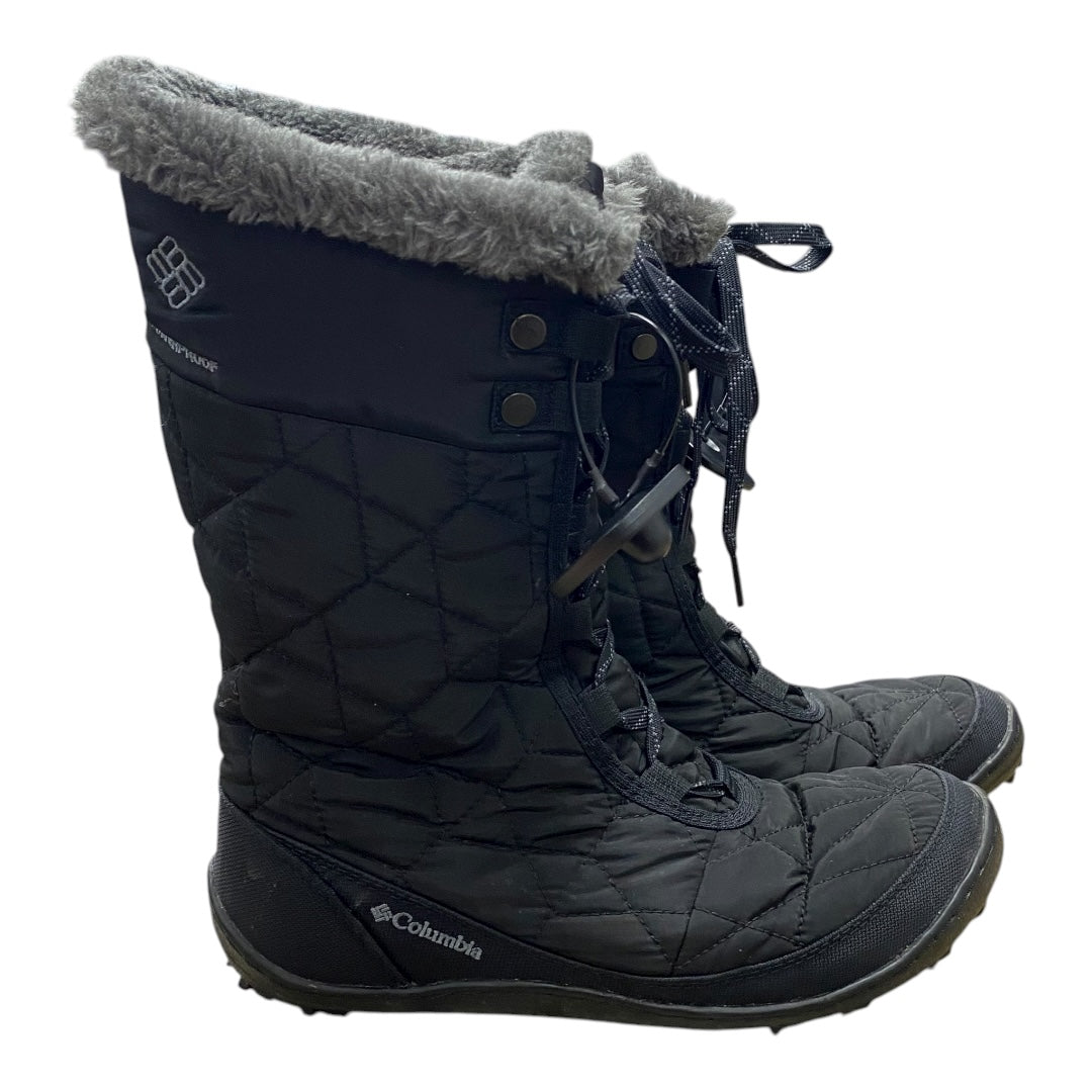 Boots Mid-Calf Flats By Columbia In Black, Size:8.5