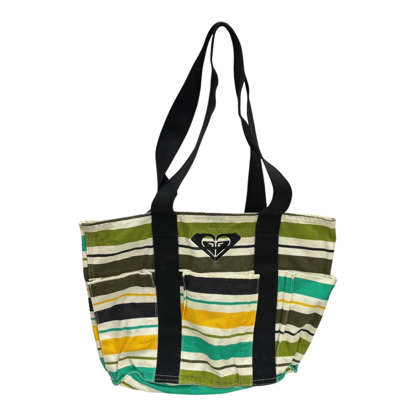 Handbag By Roxy In Striped Pattern, Size:Medium
