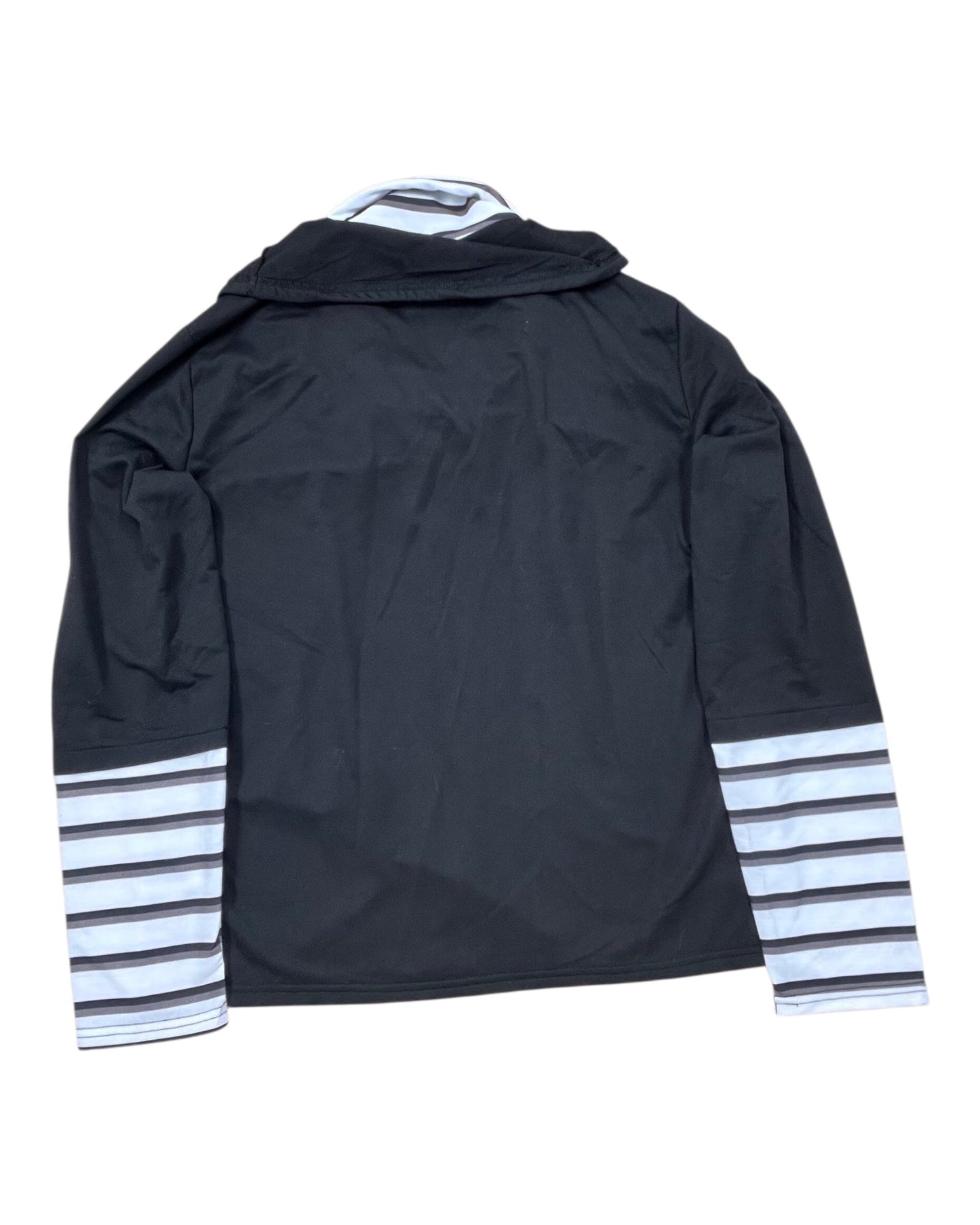 Top Ls By Clothes Mentor In Black & White, Size:Xl