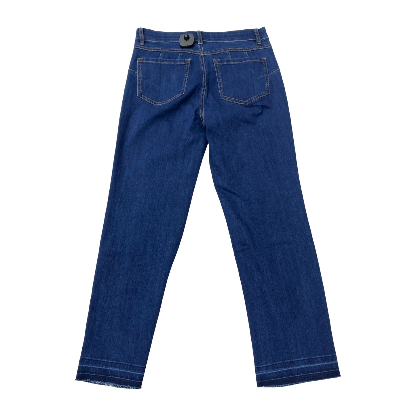 Jeans Straight By Tribal In Blue Denim, Size:4