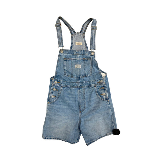 Shortalls By Levis In Blue Denim, Size:Xs
