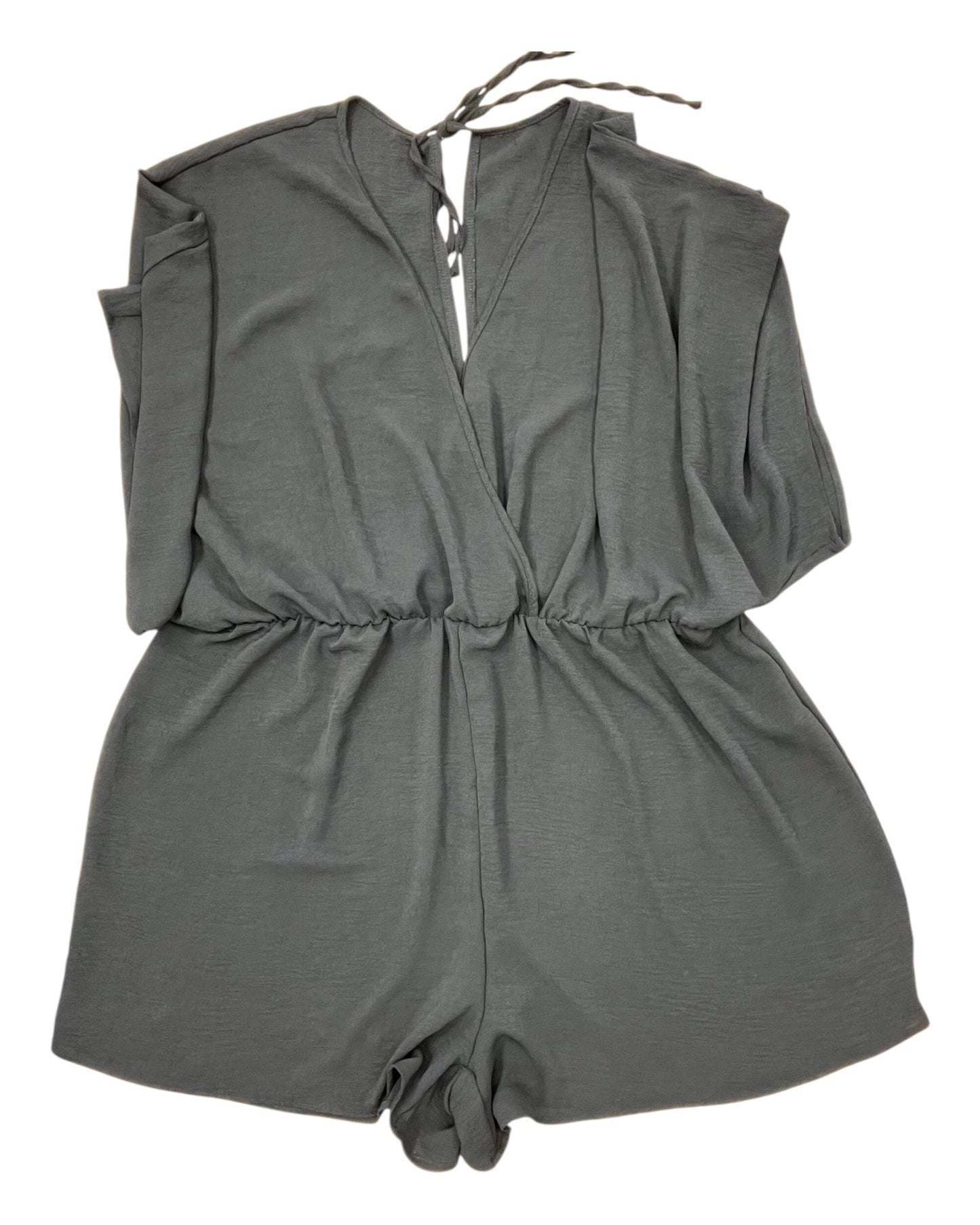 Romper By Shein In Black, Size:4X