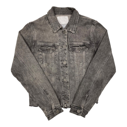 Jacket Denim By Vervet In Grey, Size:Xs