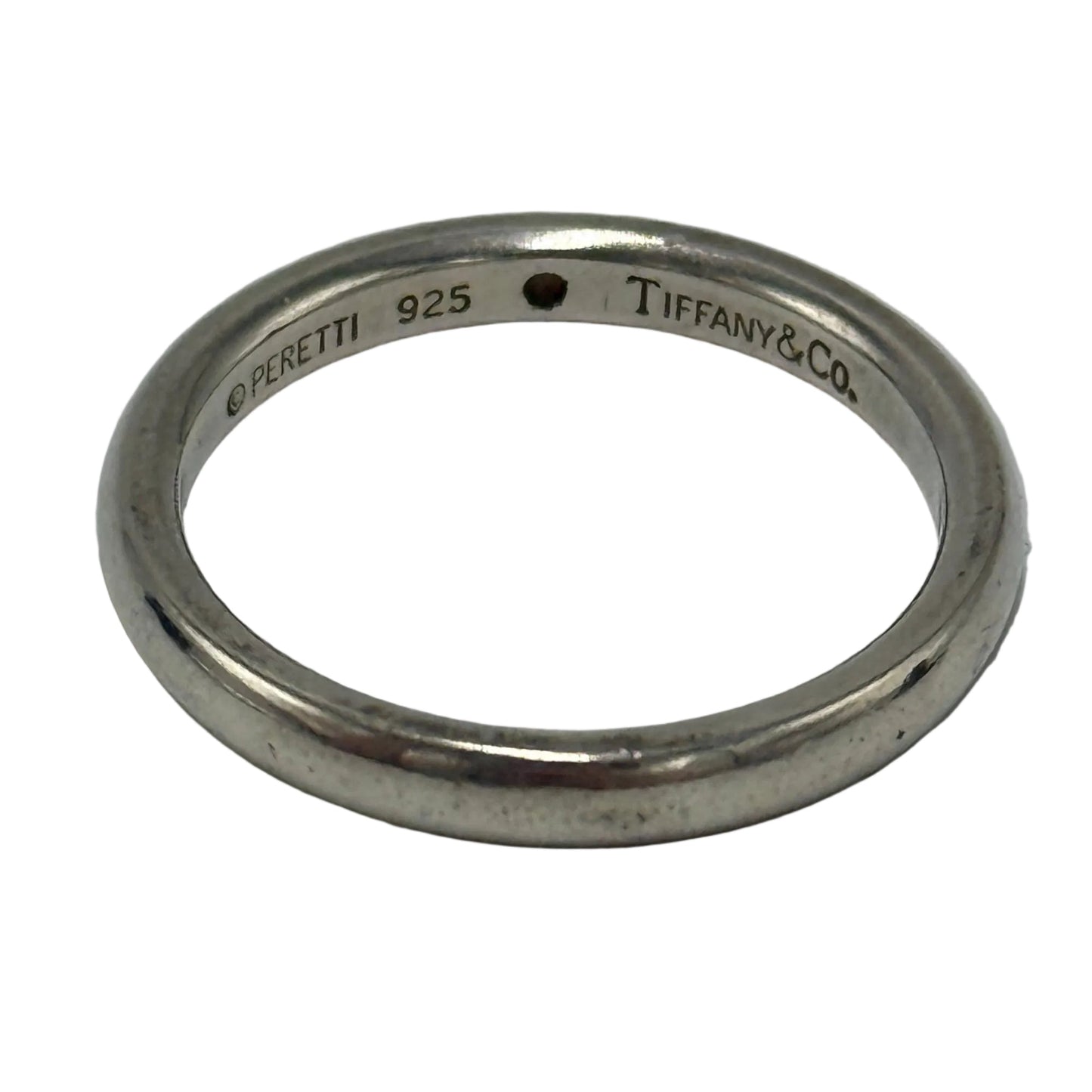 Tiffany & Company Elsa Peretti Sapphire Stacking Band Luxury Ring, Size: 7