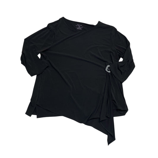 Top Ls By Chicos In Black, Size:Xl