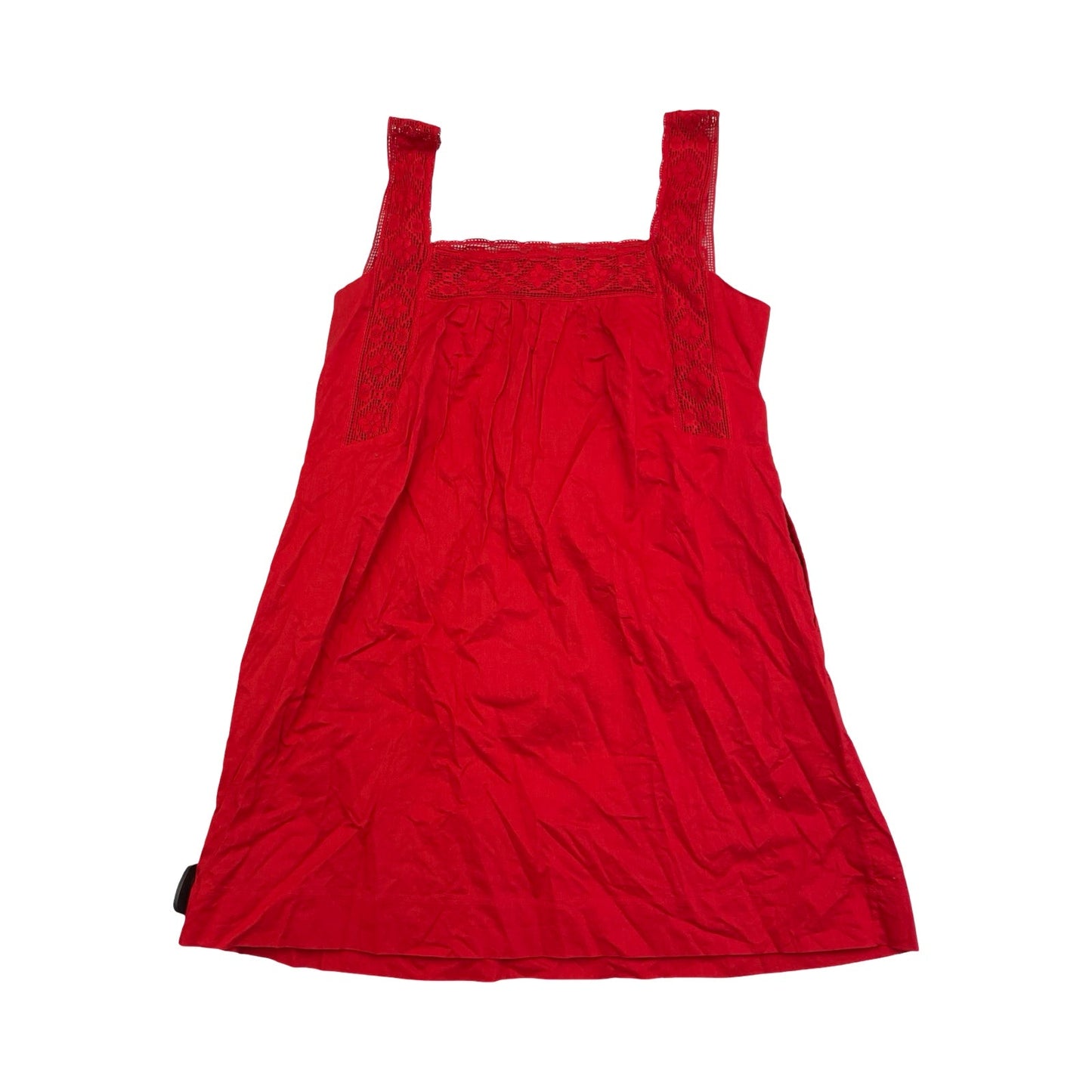 Dress Casual Midi By Madewell In Red, Size:Xl