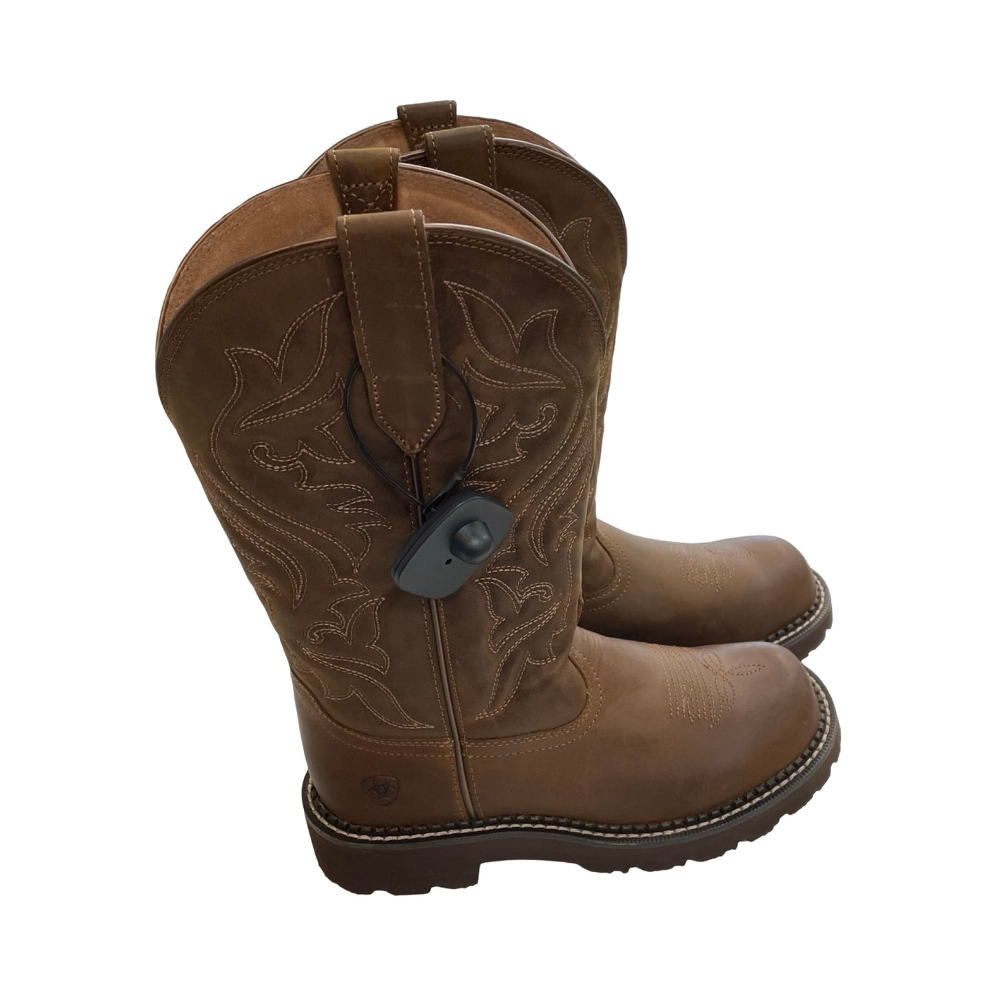 Boots Western By Ariat In Brown, Size:7