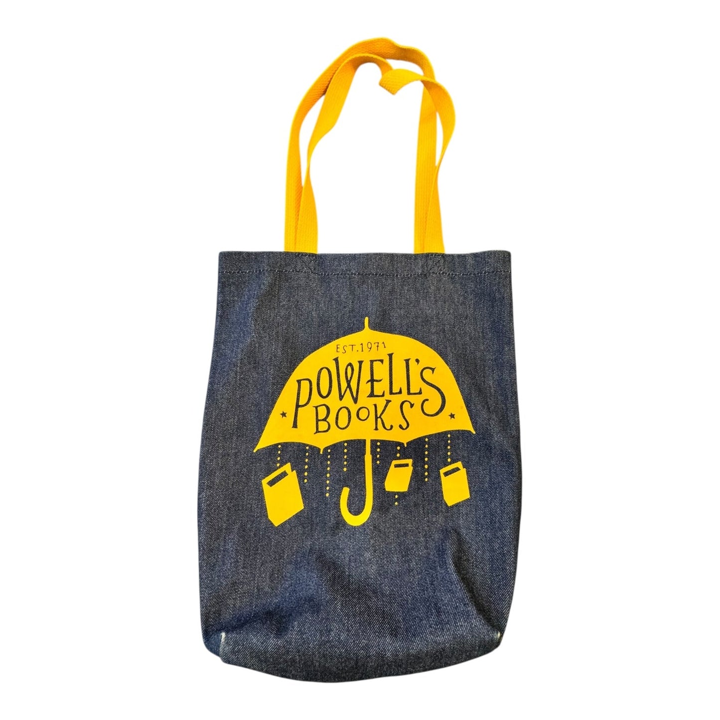 Tote By Clothes Mentor In Blue Denim, Size:Medium