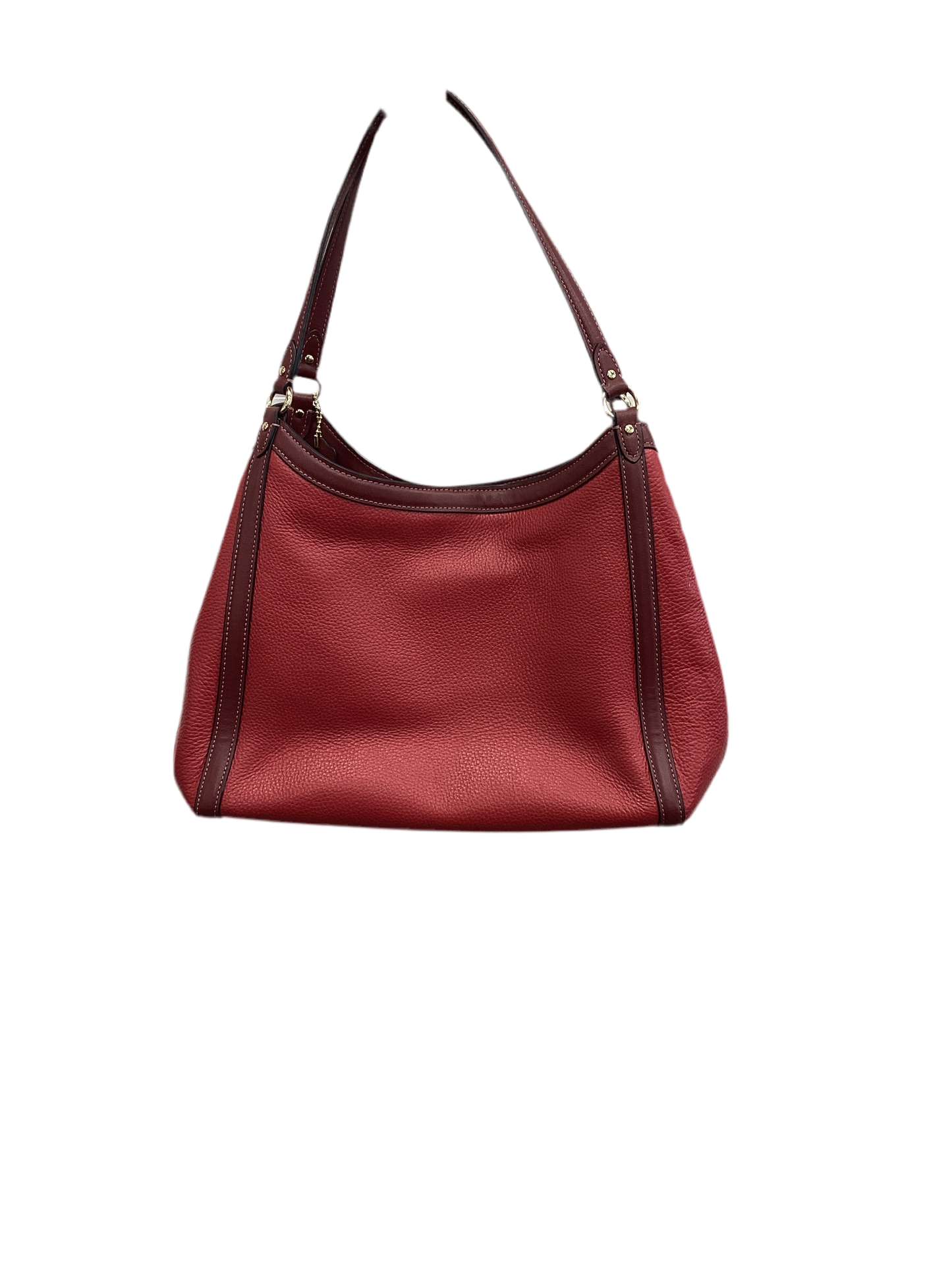 Handbag Designer By Coach In Red, Size:Large