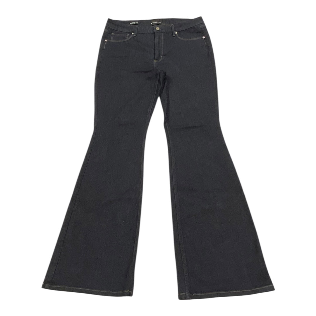 Jeans Flared By White House Black Market In Blue Denim, Size:12
