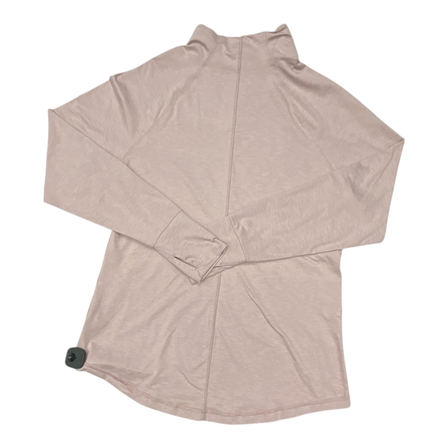 Athletic Top Ls Collar By Apana In Pink, Size:Xl