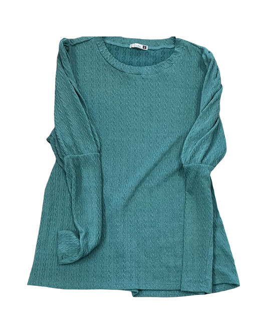 Top Ls By Clothes Mentor In Green, Size:L