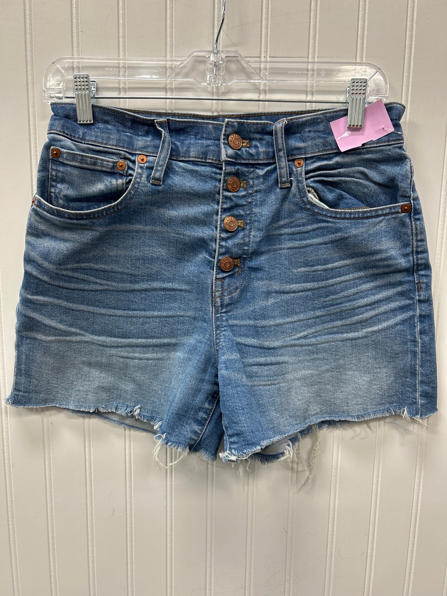 Shorts By Madewell In Blue Denim, Size:4