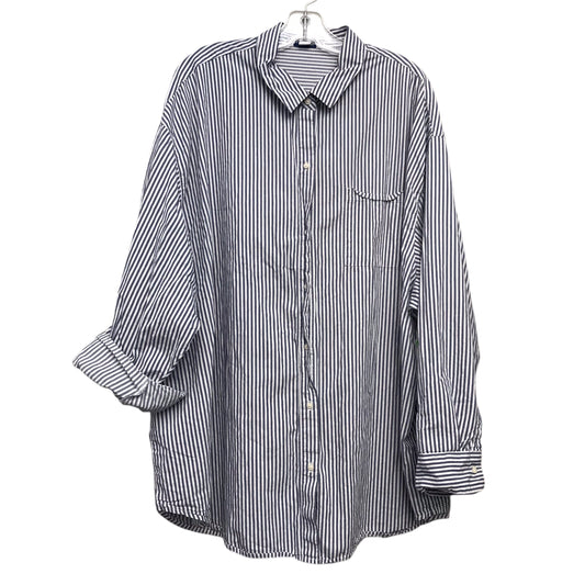 Top Ls By Old Navy In Striped Pattern, Size:1X