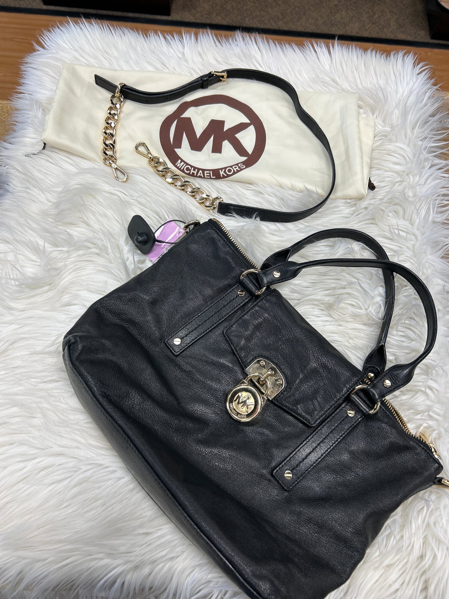 Handbag Designer By Michael Kors Collection In Black, Size:Large