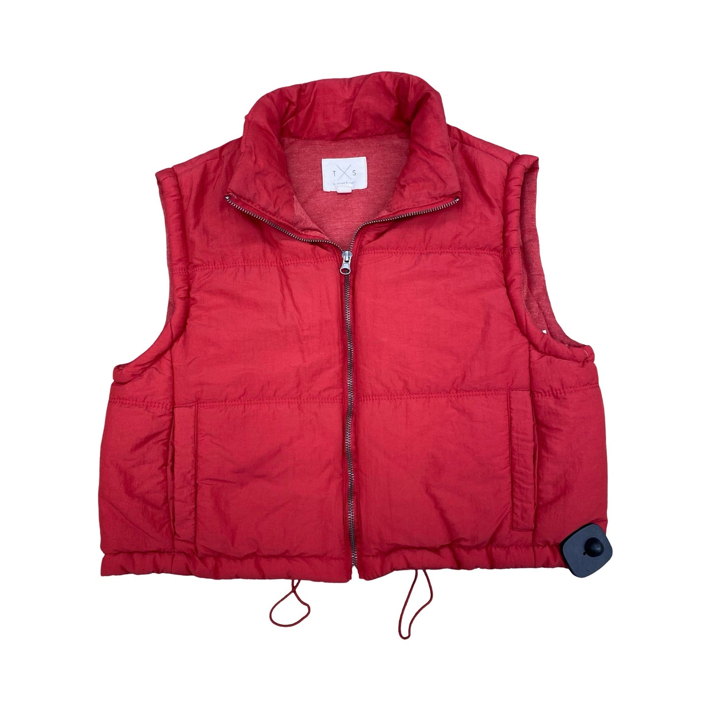 Vest Puffer & Quilted By Thread And Supply In Red, Size:M