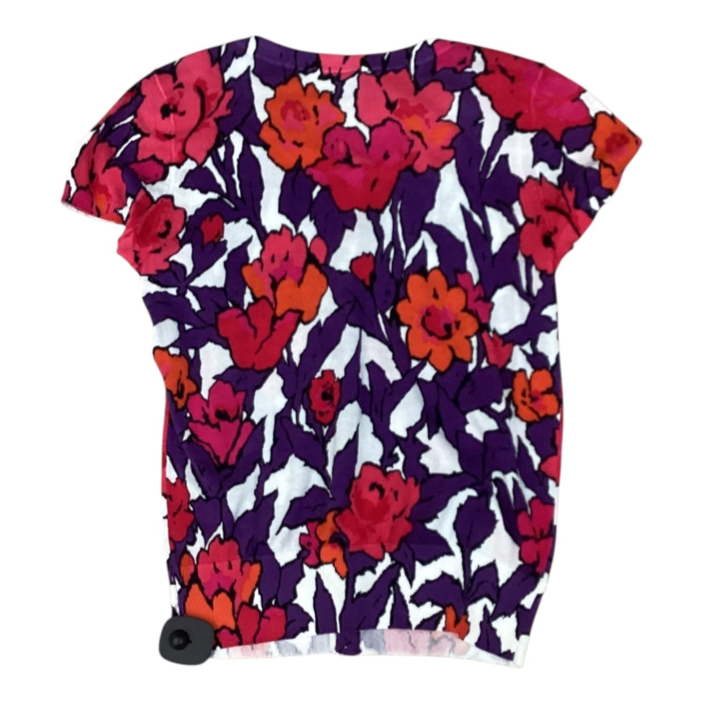 Sweater Ss By Ann Taylor In Purple & Red, Size:S