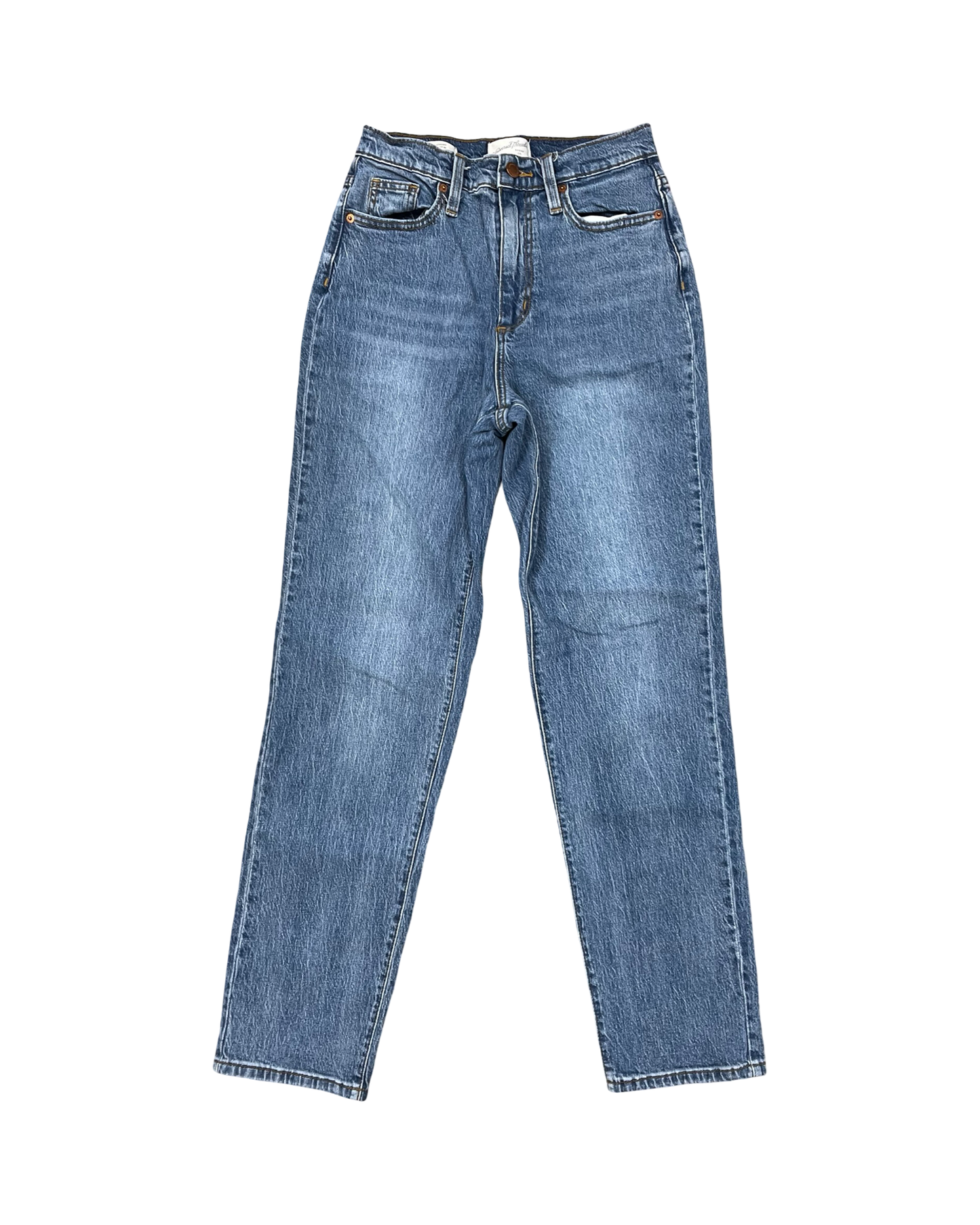 Jeans Straight By Universal Thread In Blue Denim, Size:4