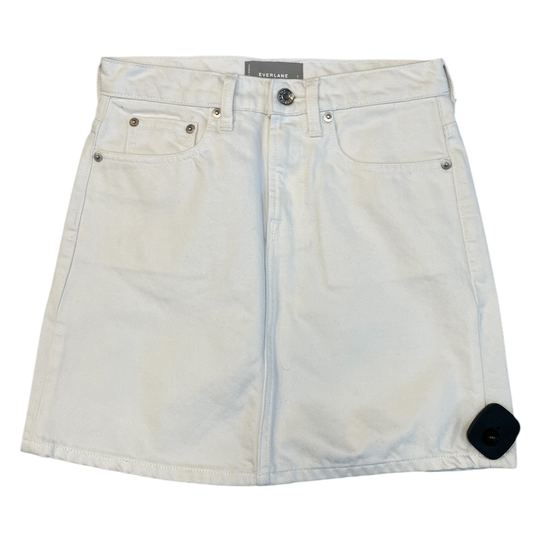 Skirt Mini & Short By Everlane In White, Size:S
