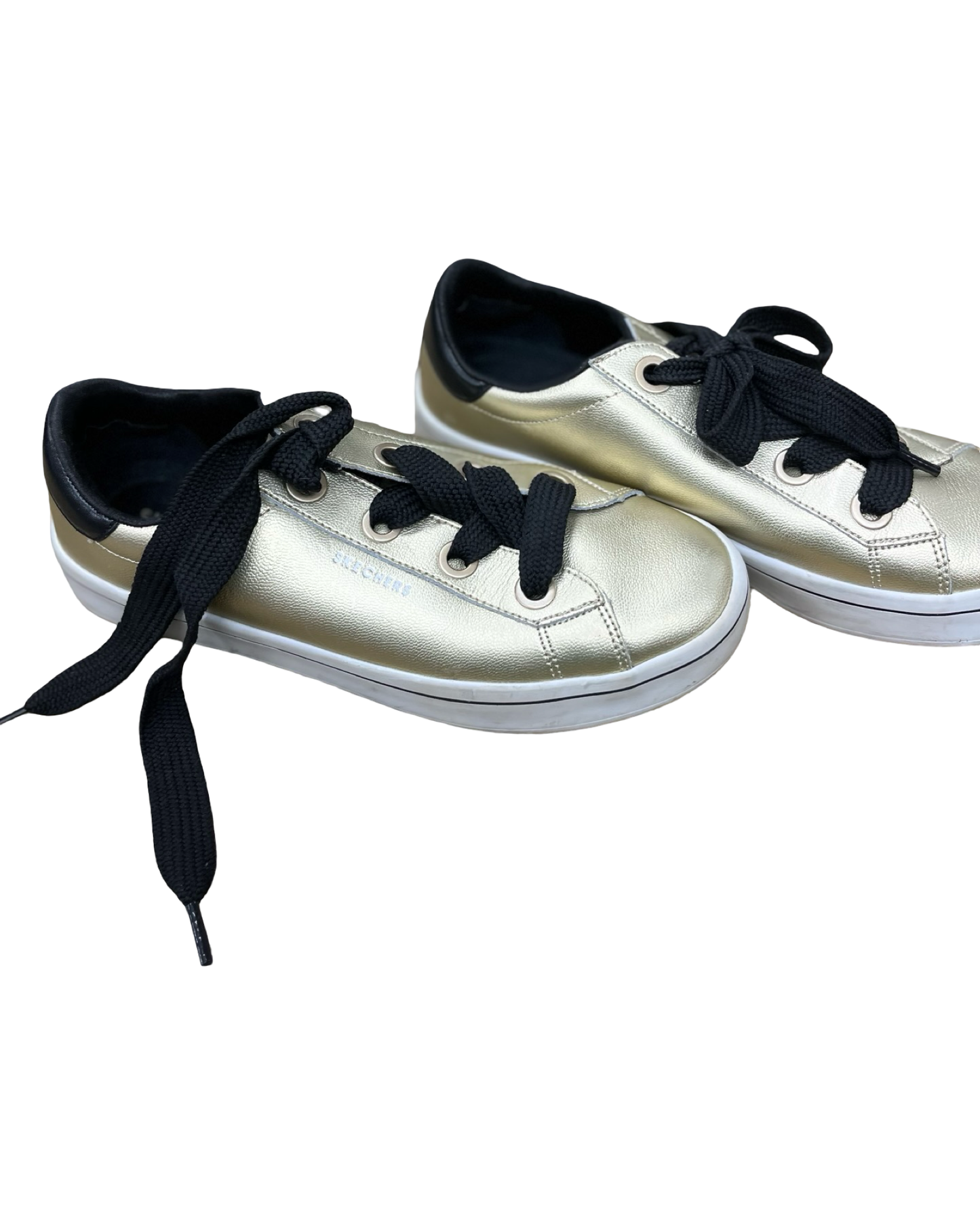 Shoes Sneakers By Skechers In Gold, Size:9.5