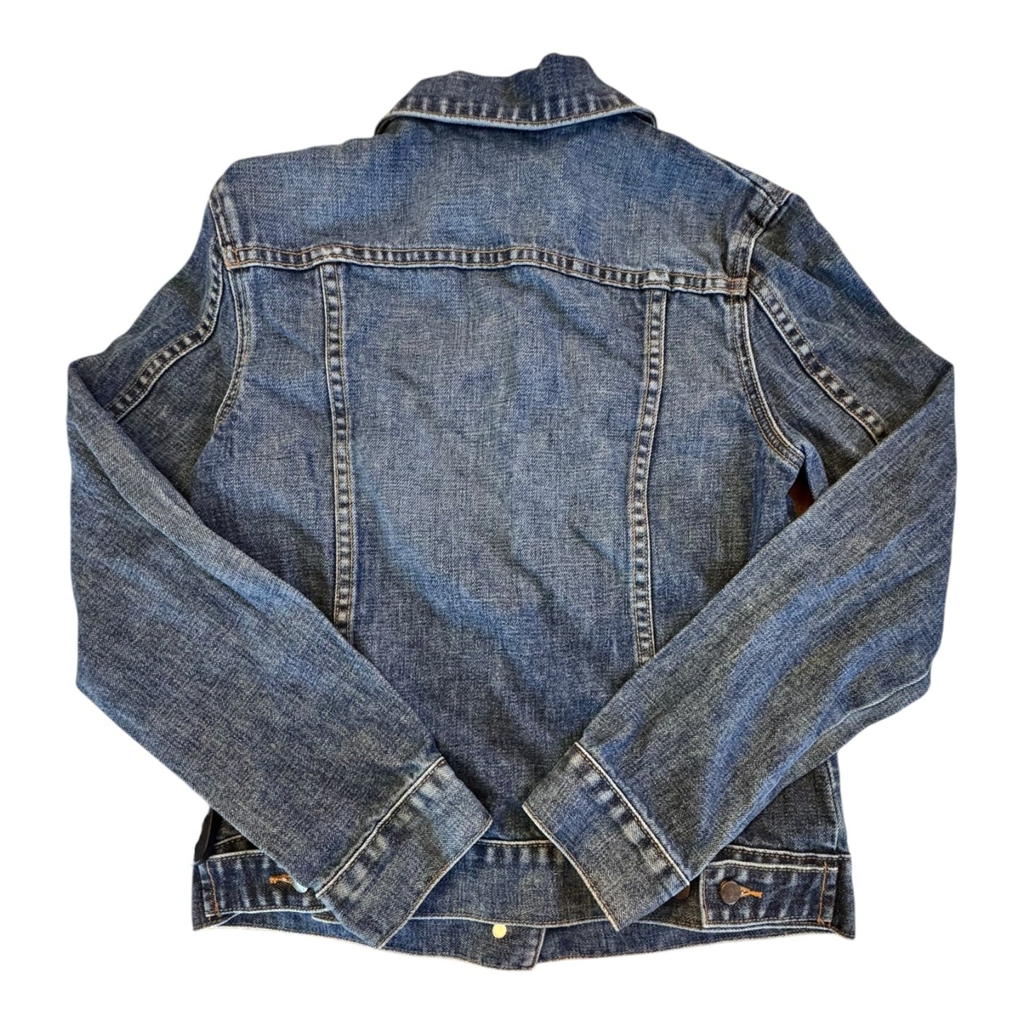 Jacket Denim By J. Crew In Blue, Size:Xs