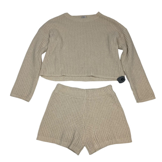 SHORTS SET by Sincerely Jules in CREAM, Size:M