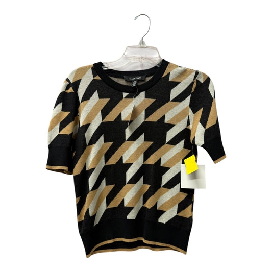 Top Ss By Ellen Tracy In Black & Brown, Size:Xs