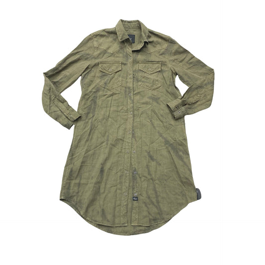 Dress Casual Midi By Rails In Green, Size:Xxs