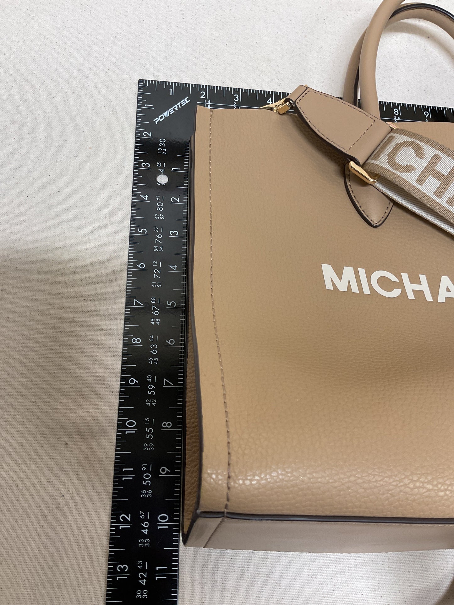 Handbag Designer By Michael Kors In Brown, Size:Large