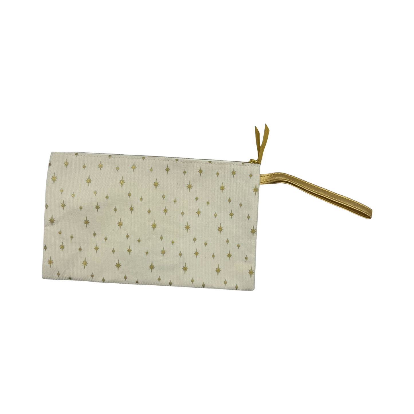 Makeup Bag By Clothes Mentor In Cream, Size:Large