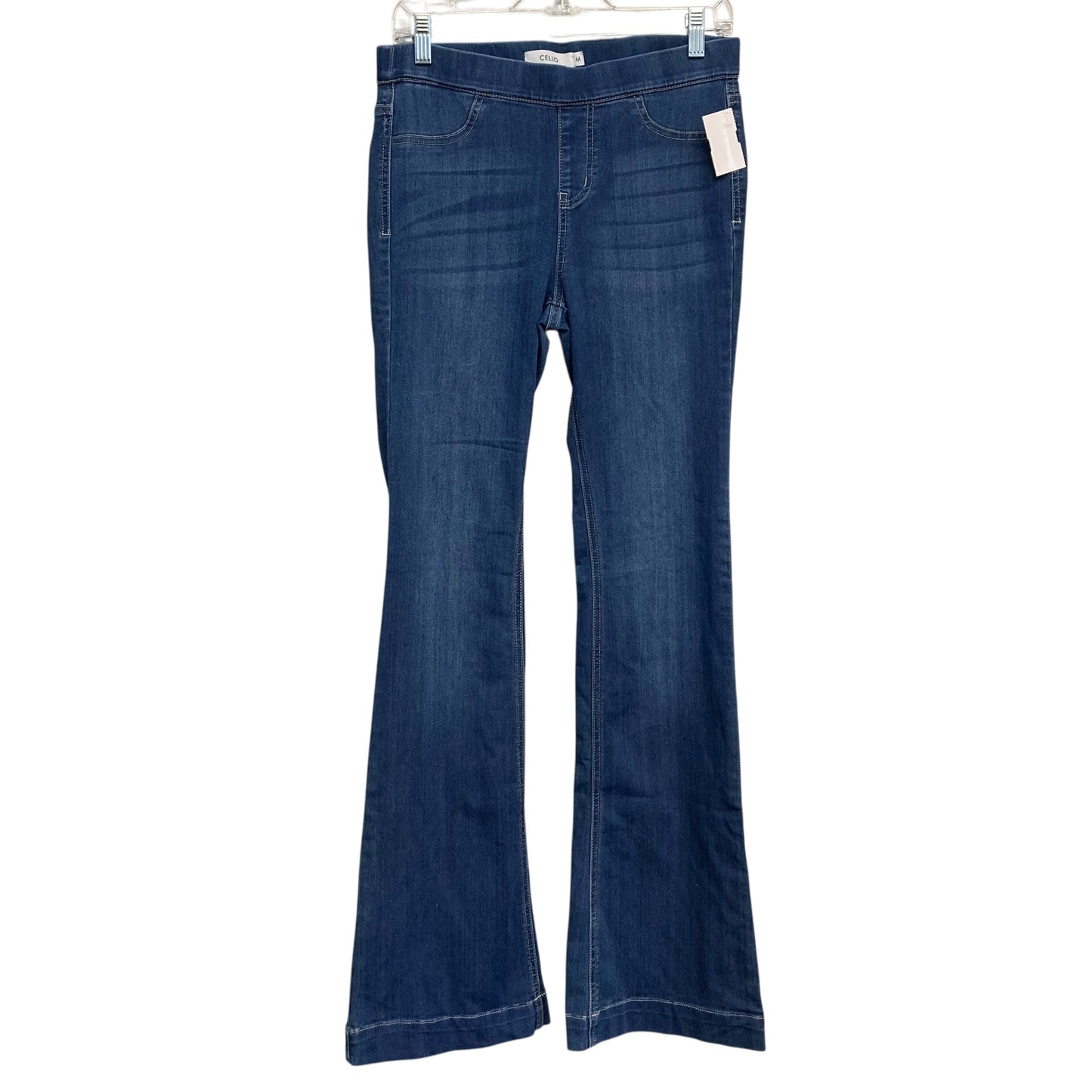 Jeans Flared By Cello In Blue Denim, Size:8