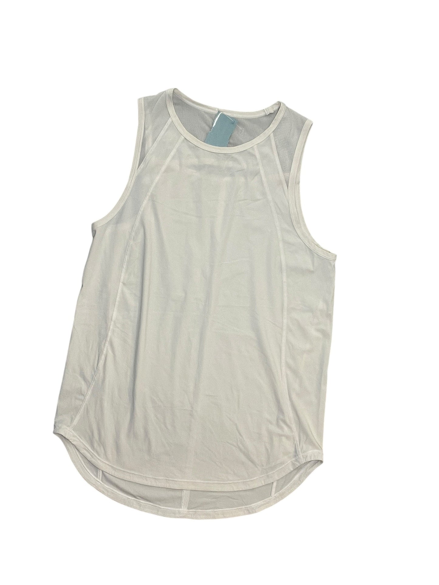Athletic Tank Top By Lululemon In White, Size:S